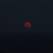Lune de sang  du 26/08/2018 juste au dessus des sommets de l'île de Montecristo 
